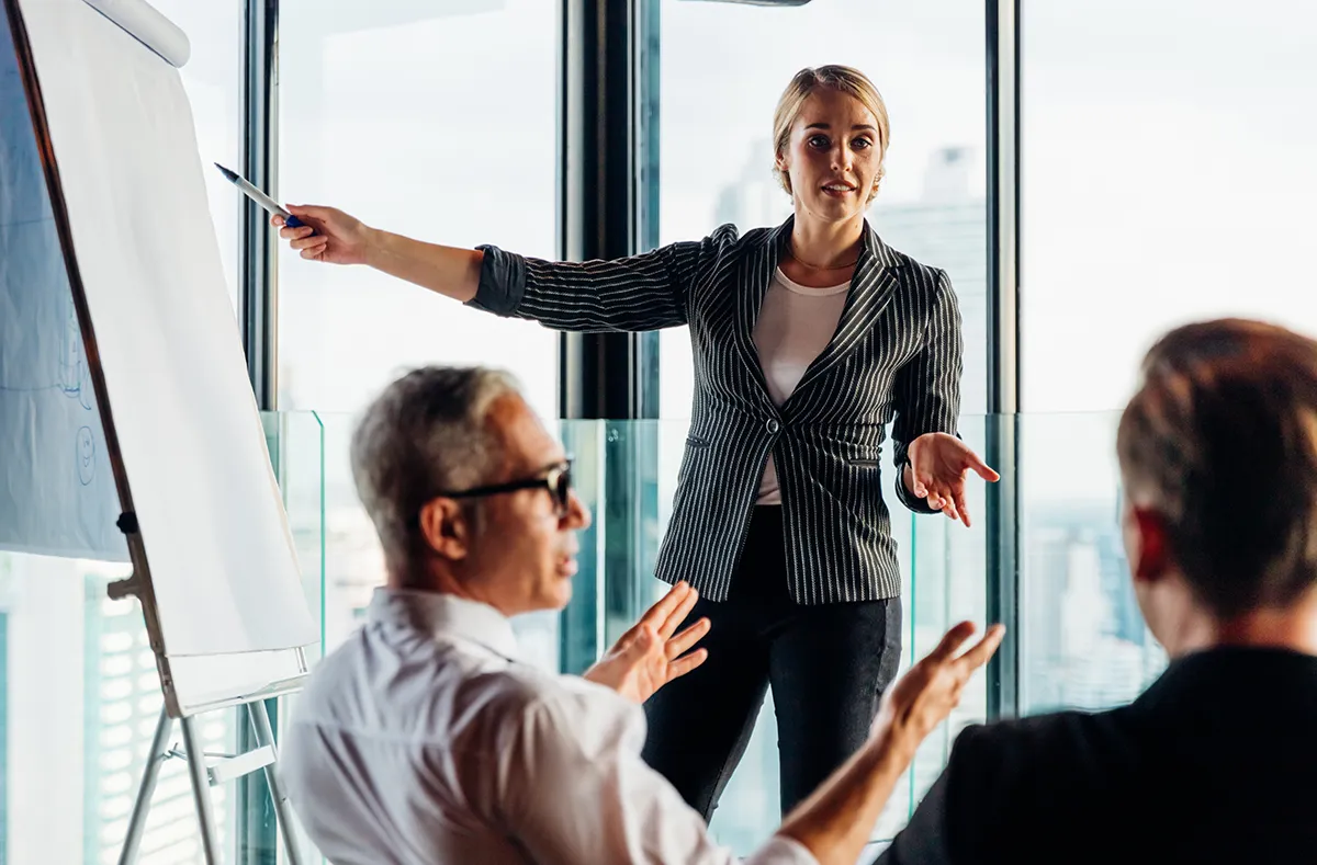 Coaches collaborating at BRITE workshop